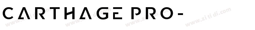 Carthage Pro字体转换
